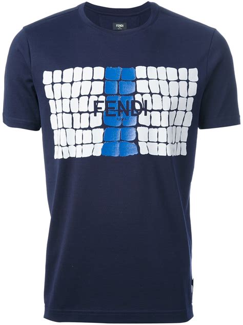 fendi tee shirt mens|fendi t shirts men's sale.